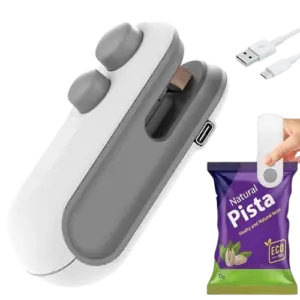 Portable Mini Sealing Machine, USB Rechargeable Heat Sealer for Food Storage