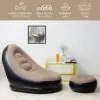 Inflatable Lounge Chair with Ottoman, Portable Indoor Gaming Seat, Indoor Relaxation Set - Image 7
