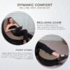 Inflatable Lounge Chair with Ottoman, Portable Indoor Gaming Seat, Indoor Relaxation Set - Image 4