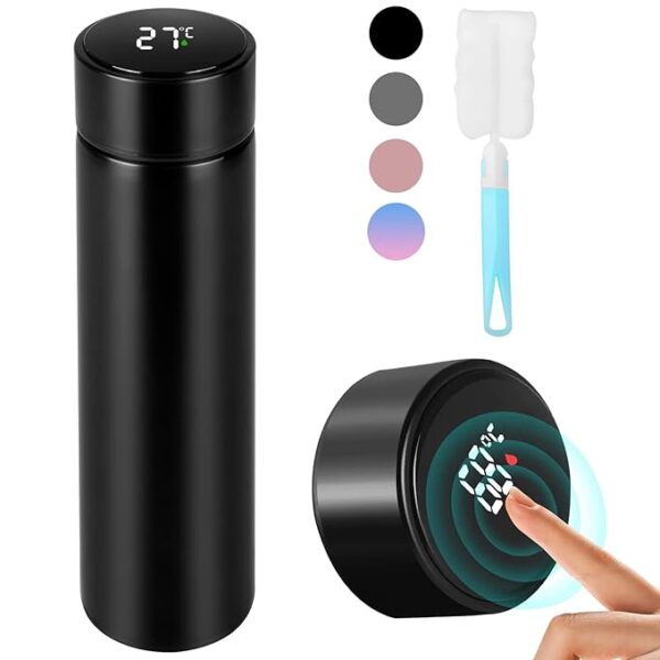 Smart Temperature Display Water Bottle, Digital LED Screen, Stainless Steel Vacuum Flask - Image 6