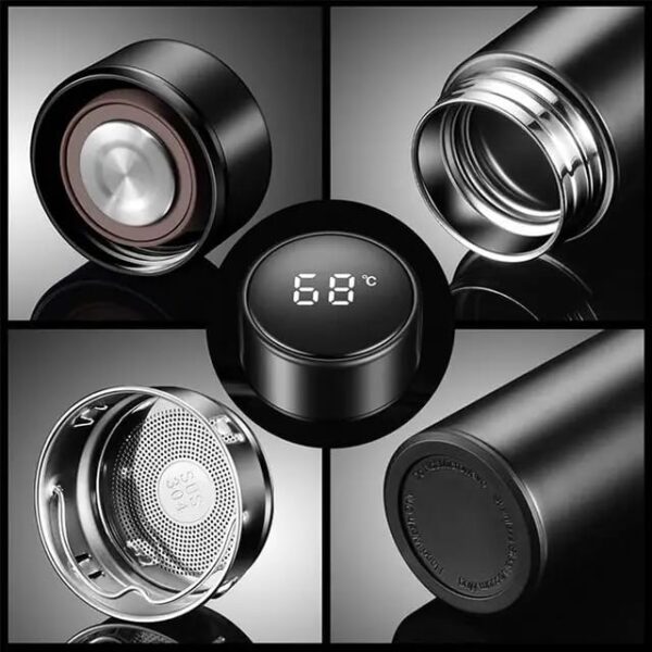 Smart Temperature Display Water Bottle, Digital LED Screen, Stainless Steel Vacuum Flask - Image 7
