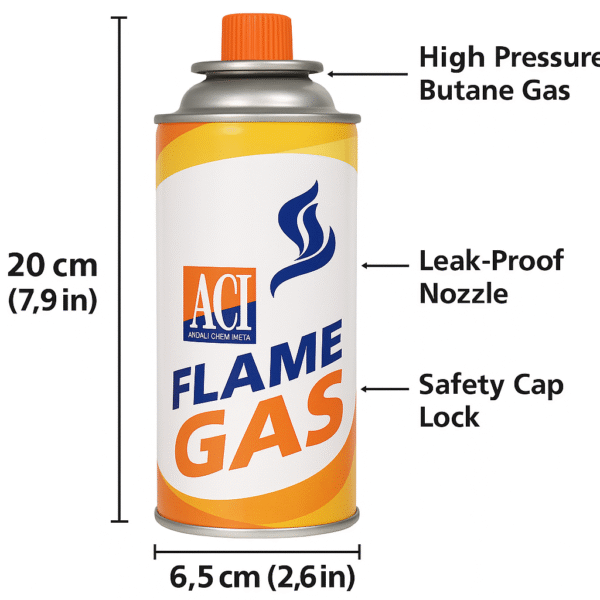 Aluminum Butane Gas Canister for Portable Gas Stove Chulha | Compact and Resealable Gas Stove with Case for Picnic Outdoor Cooking - Image 4